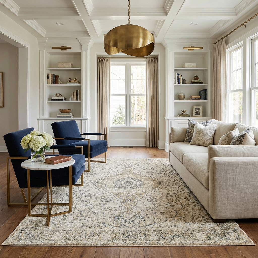 Cara Flat Pile Washable Rug