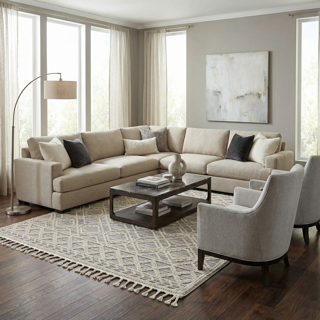 Magnolia Cream 2300 Area Rug - Clearance