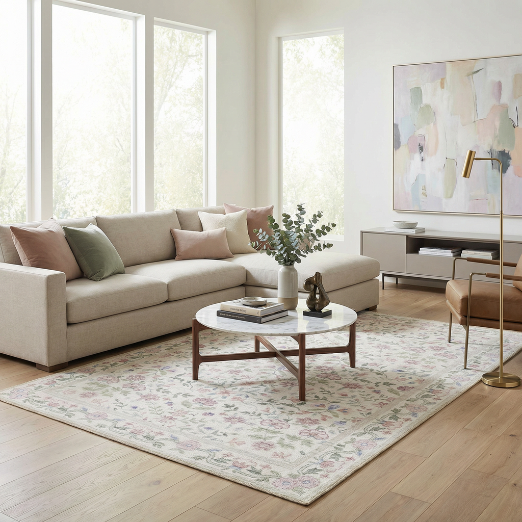 Brigid Washable Area Rug