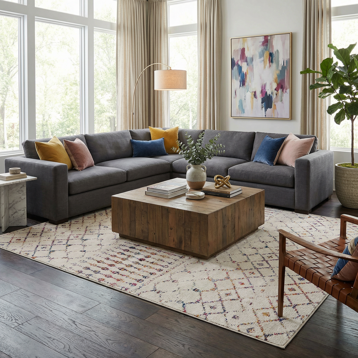 Tigrican Colorful 2333 Area Rug - Clearance