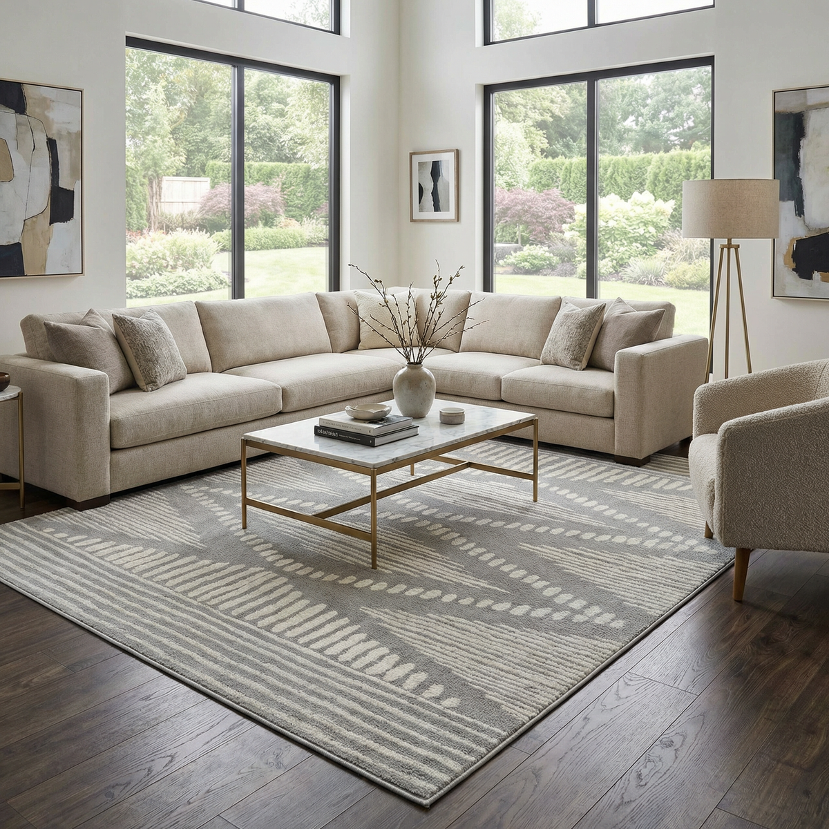 Tigrisis 2326 Gray Rug - Clearance