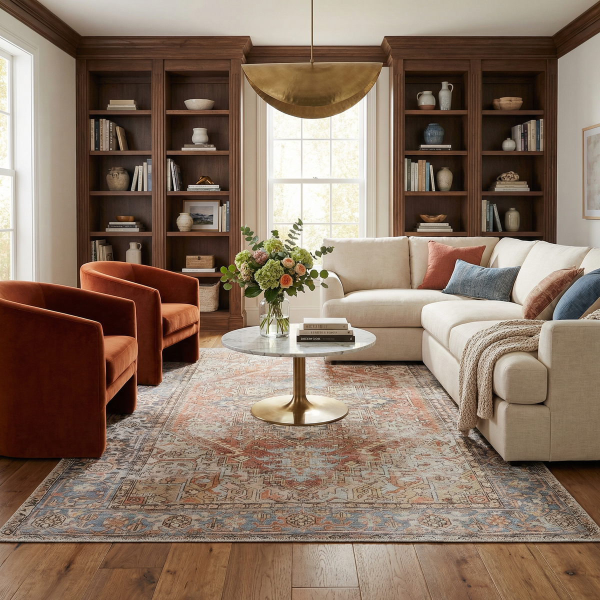 Eira Distressed Washable Rug