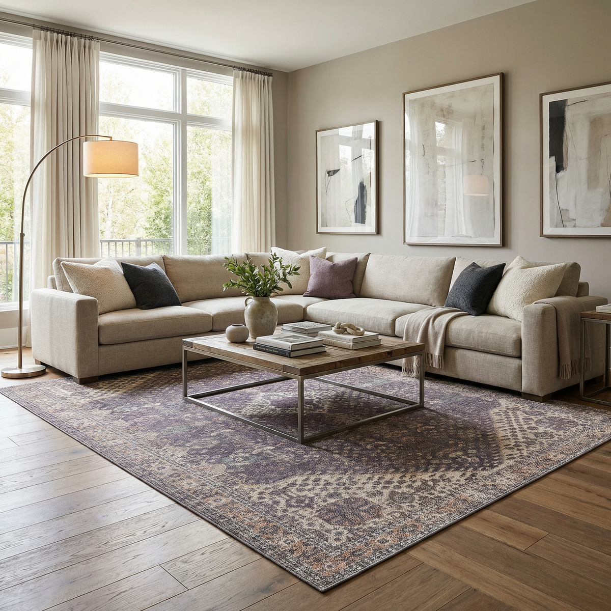 Seok Washable Area Rug