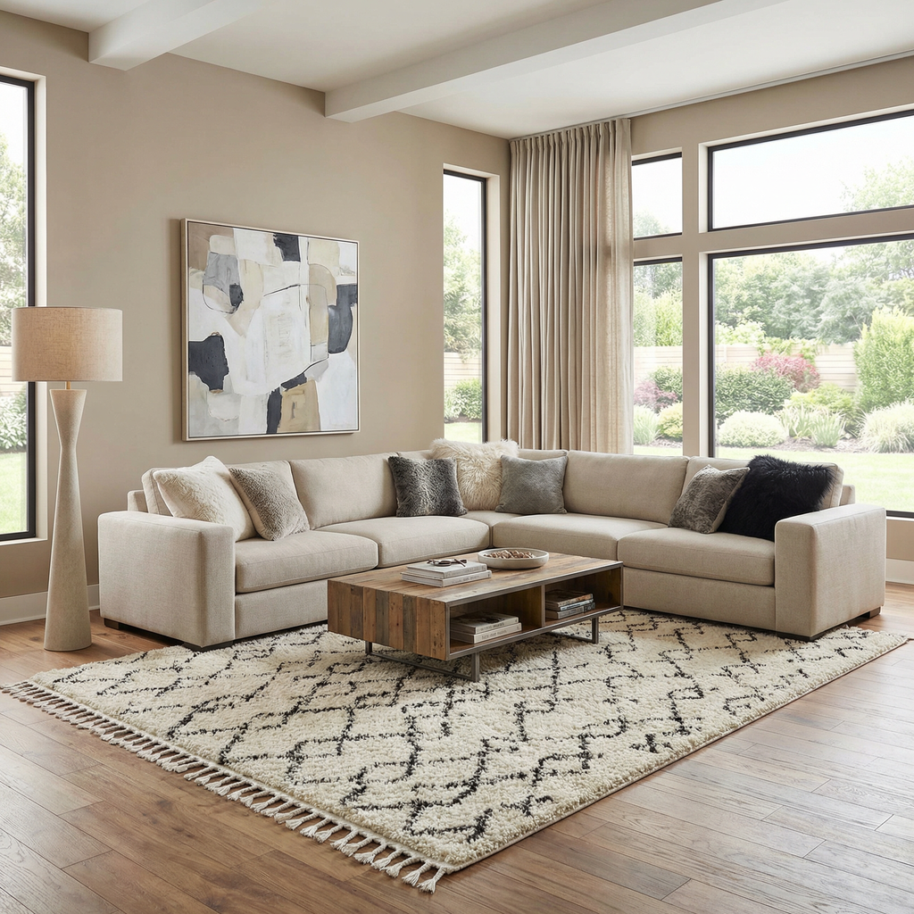 Pahala Moroccan Shag Area Rug - Clearance
