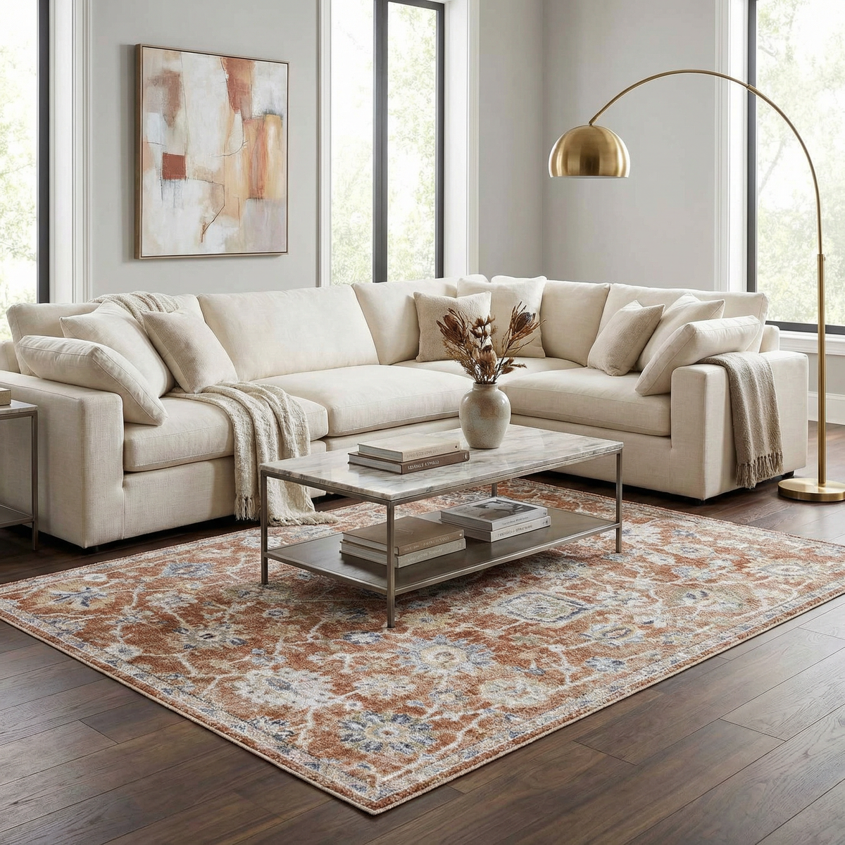 Chavi Washable Area Rug - Clearance