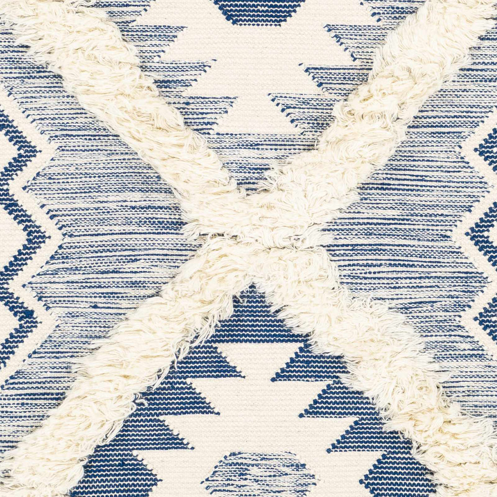 Painesdale Blue/White Wool Carpet - Clearance