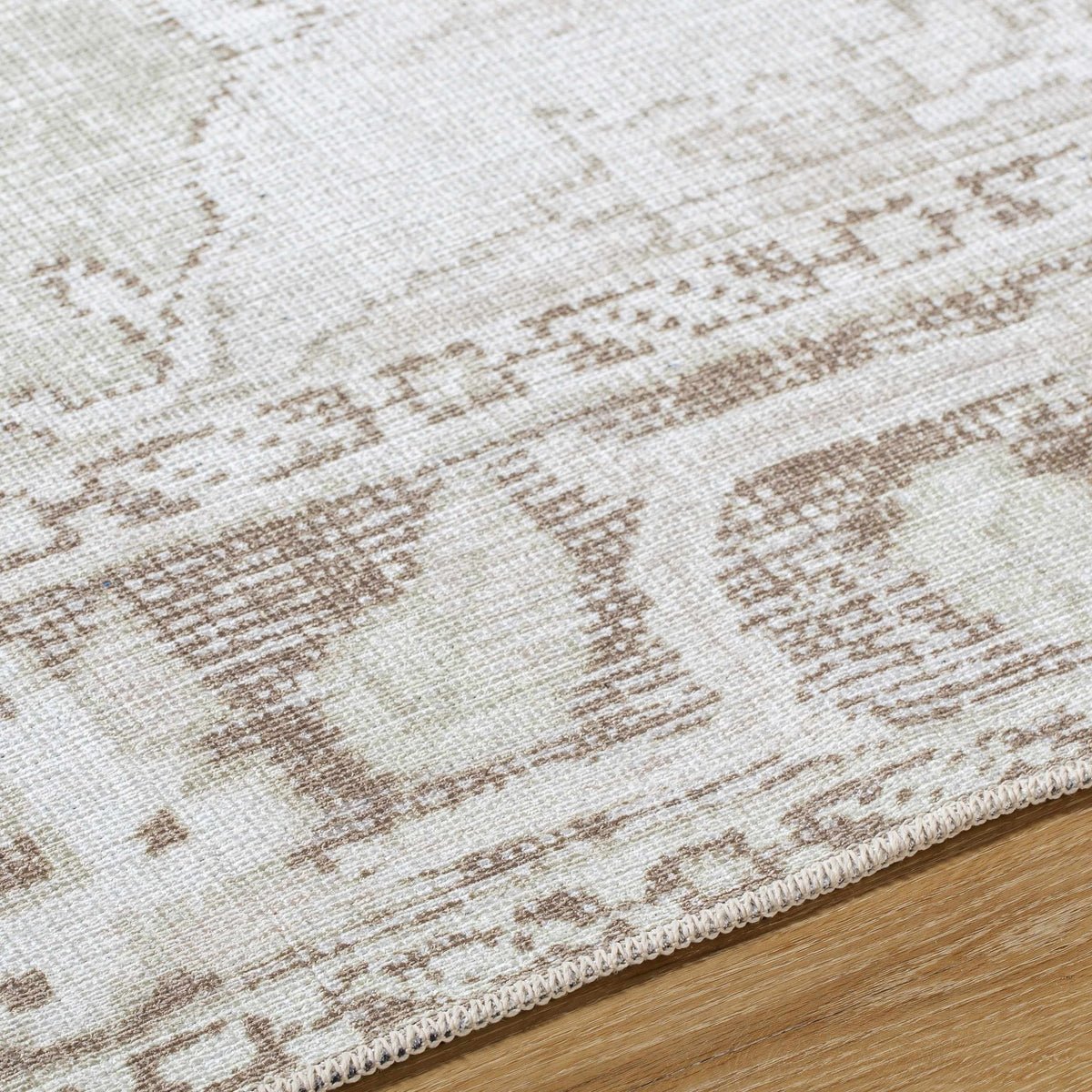 Livabliss x Our PNW Home Rainier Medallion Gray Washable Rug