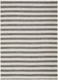 Jachai Gray Straped Washable Area Rug