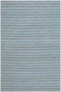 Jachai Blue Straped Washable Area Rug