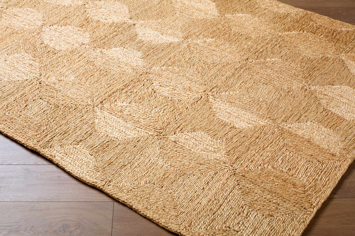 Donagh Brown Geometric Area Rug
