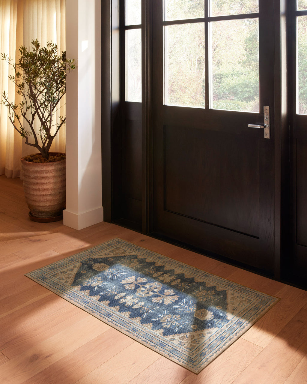 Pradera Navy Flatwoven Rug
