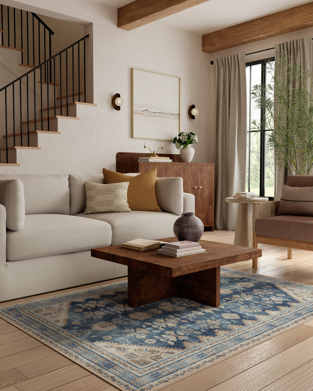 Pradera Navy Flatwoven Rug