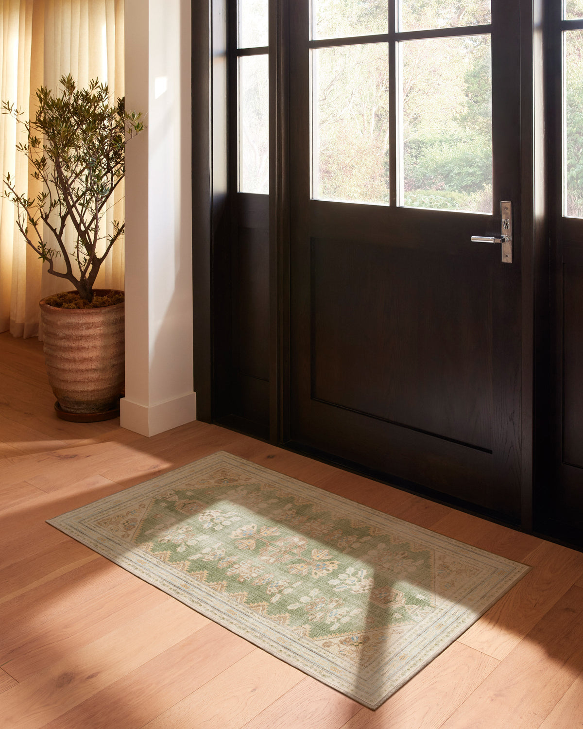 Pradera Olive & Sand Flatwoven Rug