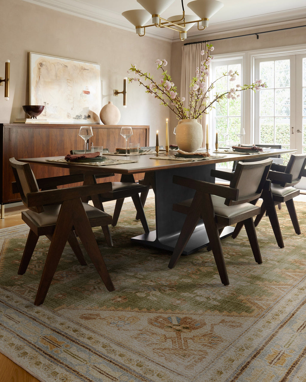 Pradera Olive & Sand Flatwoven Rug