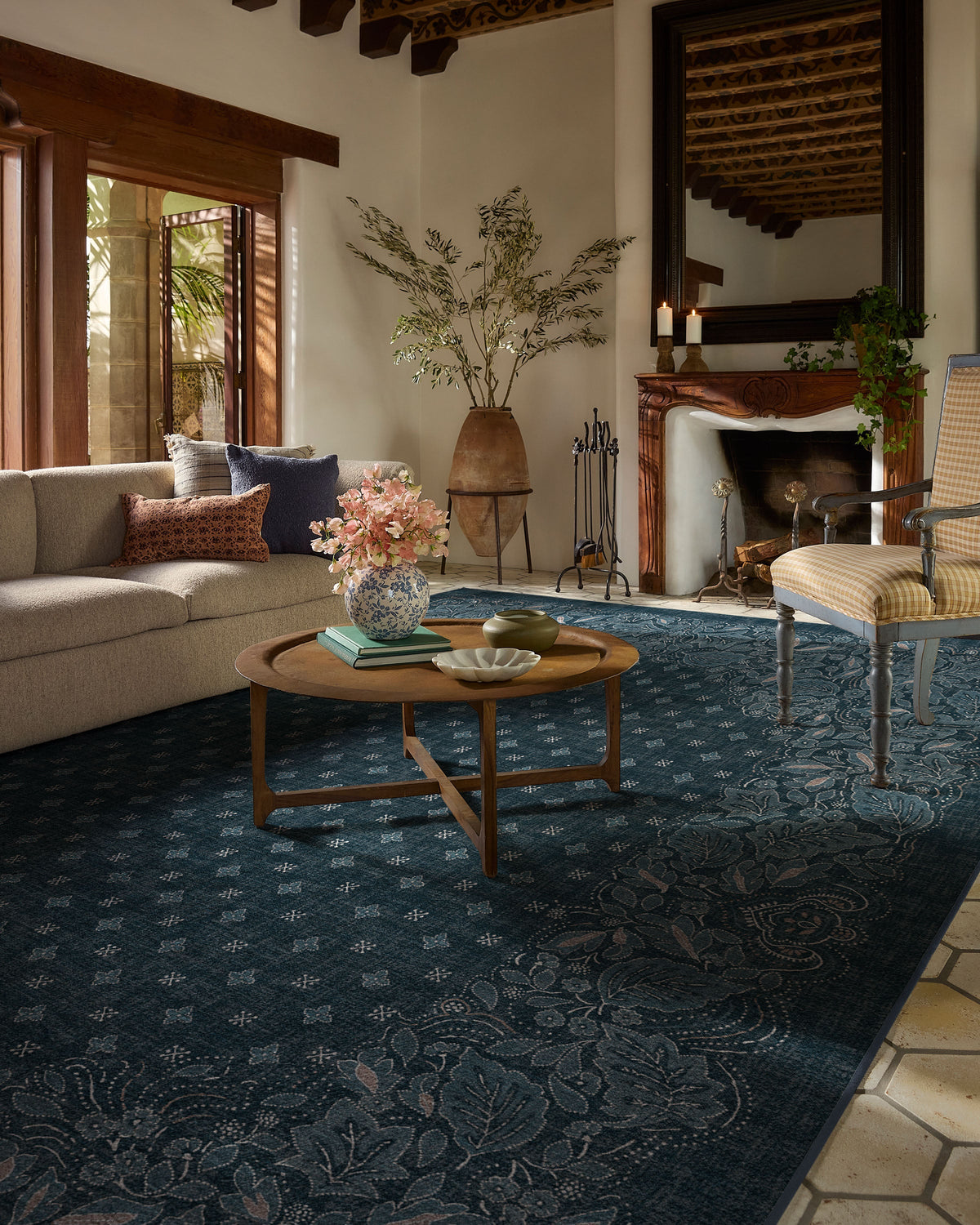 Prato Midnight Blue Flatwoven Rug