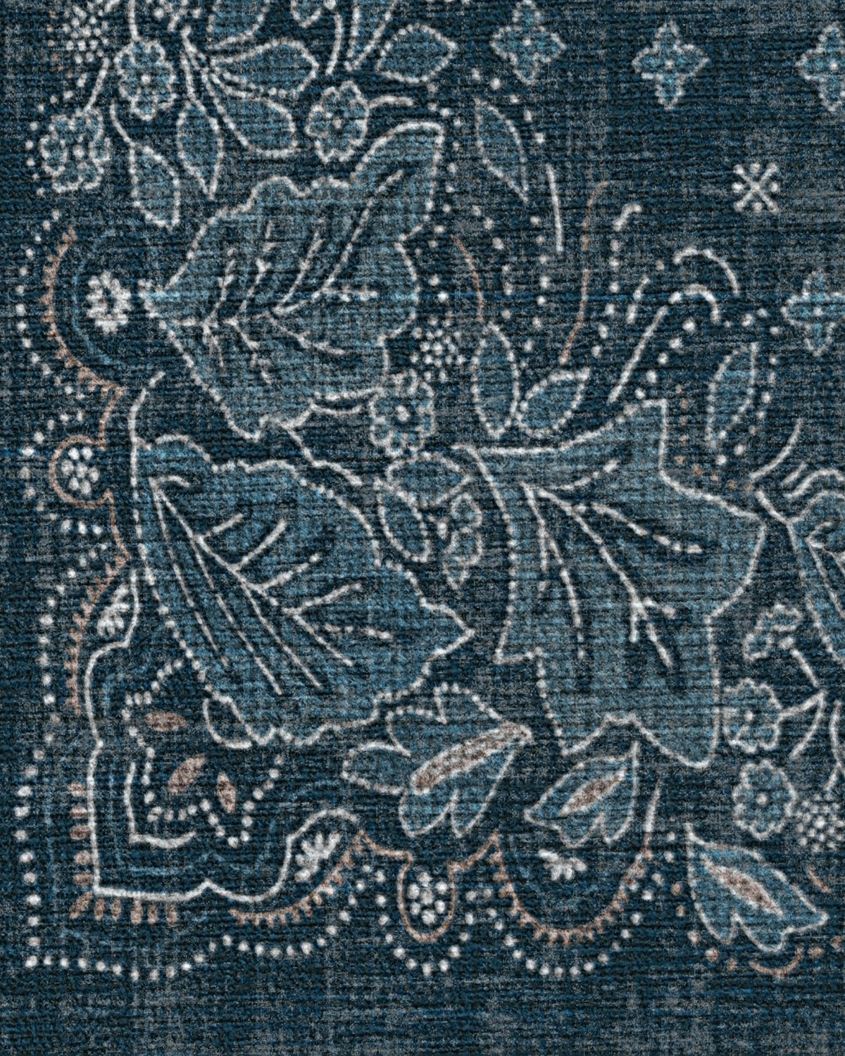 Prato Midnight Blue Flatwoven Rug