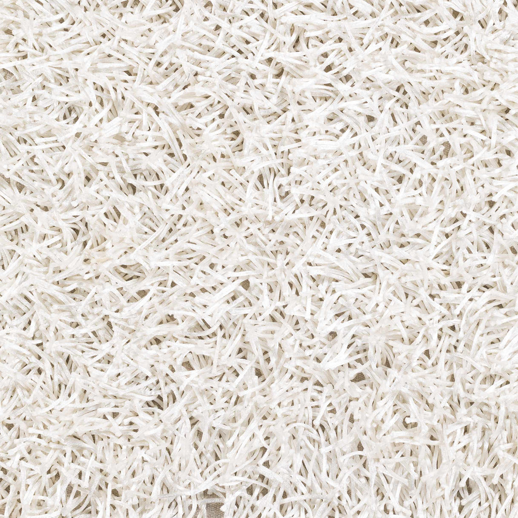 Browder 3x4 Solid Cream Shag Rug - Clearance