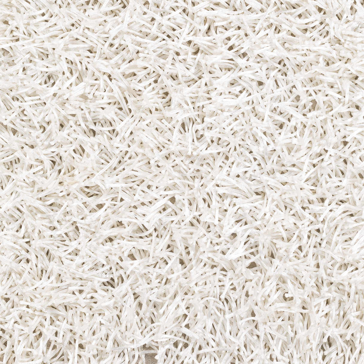 Browder 3x4 Solid Cream Shag Rug - Clearance