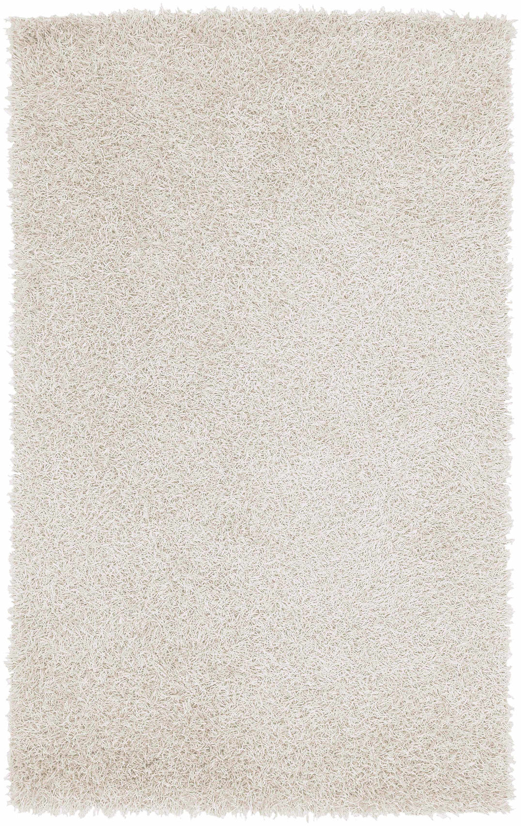 Browder 3x4 Solid Cream Shag Rug - Clearance