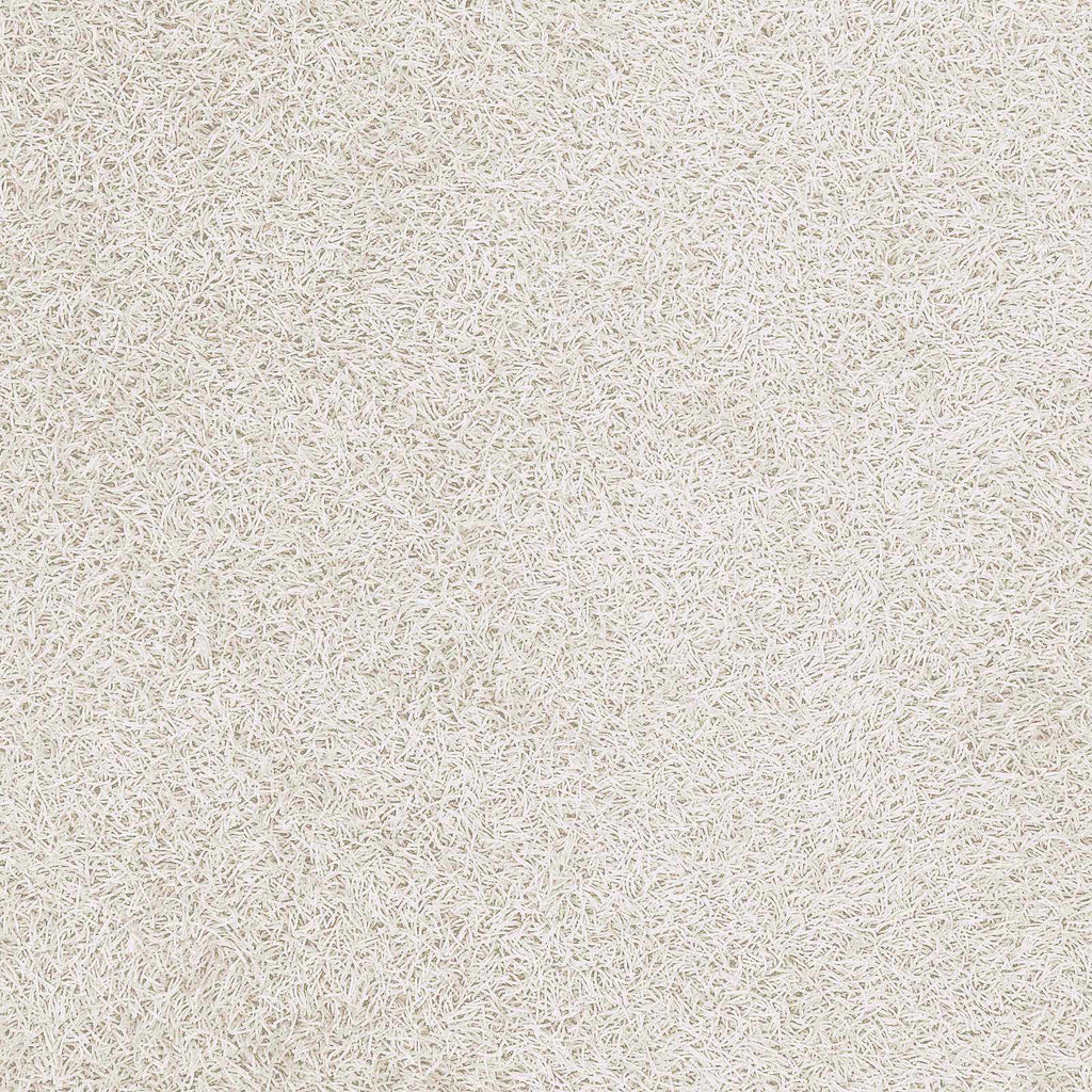 Browder 3x4 Solid Cream Shag Rug - Clearance
