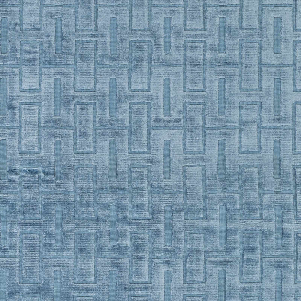 Quealy Blue Patterned 3x5 Small Viscose Rug - Clearance
