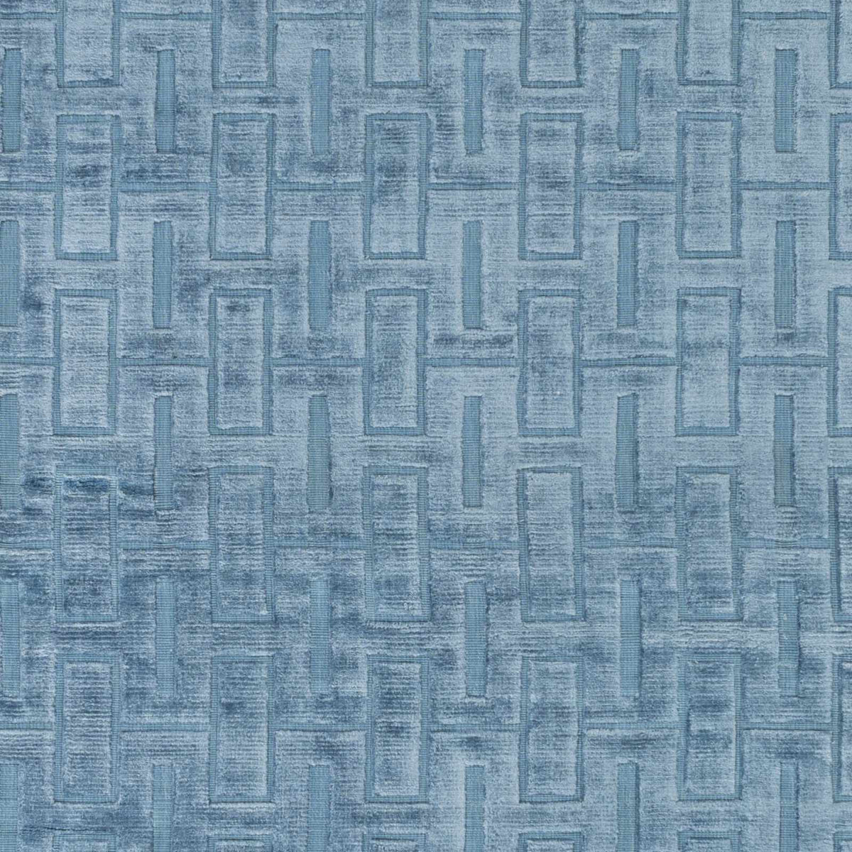 Quealy Blue Patterned 3x5 Small Viscose Rug - Clearance