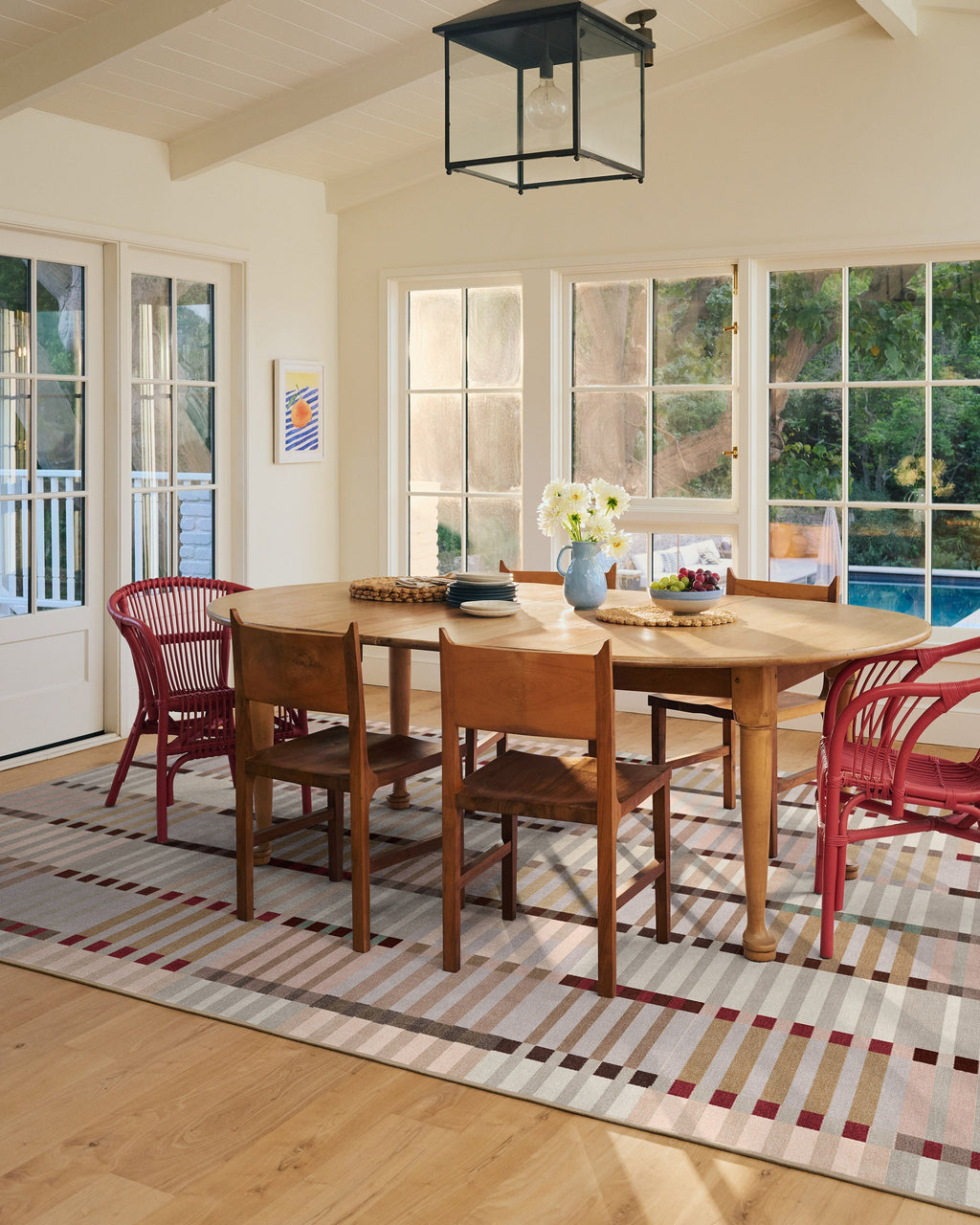 Quincy Natural Multicolor Flatwoven Rug