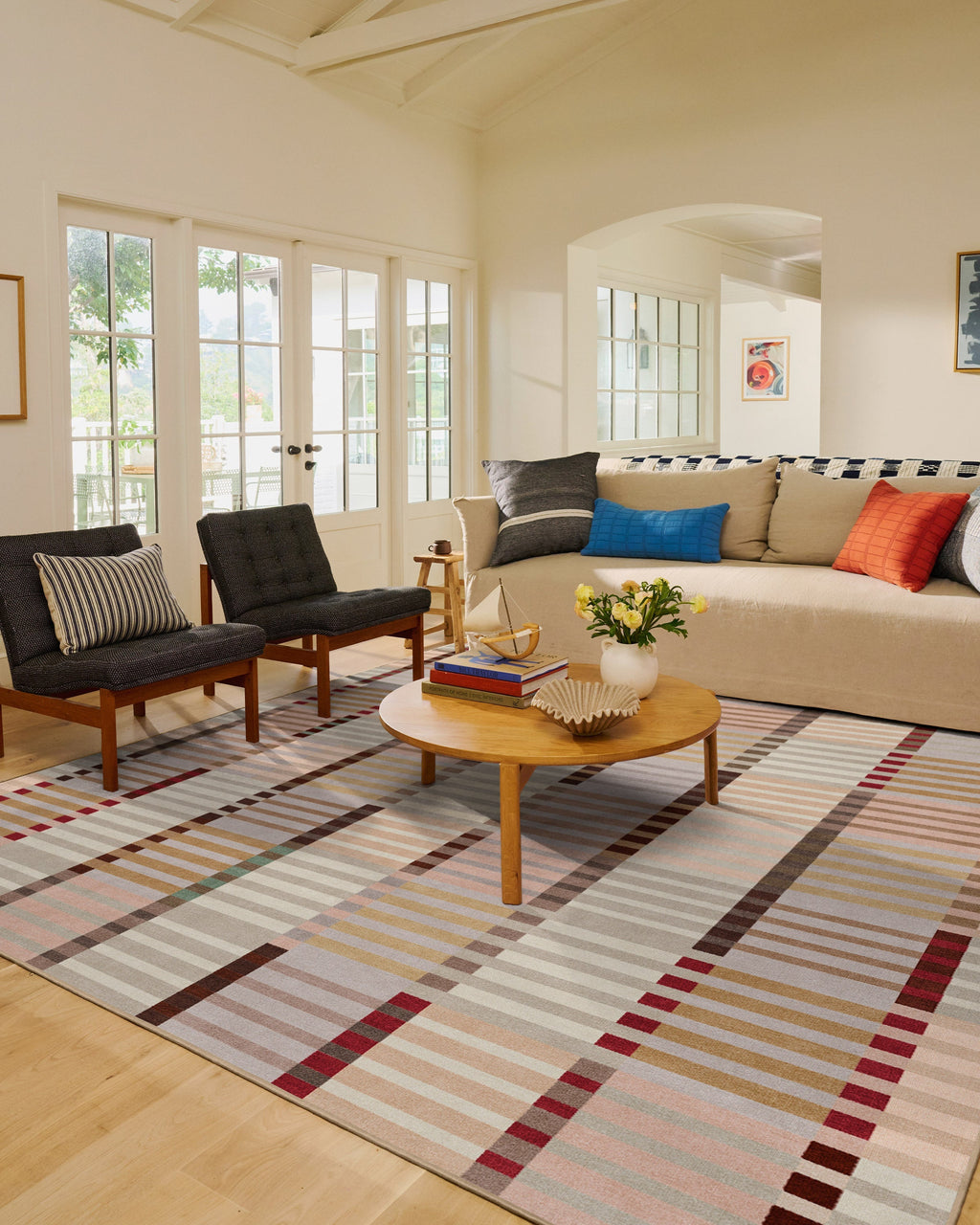 Quincy Natural Multicolor Flatwoven Rug