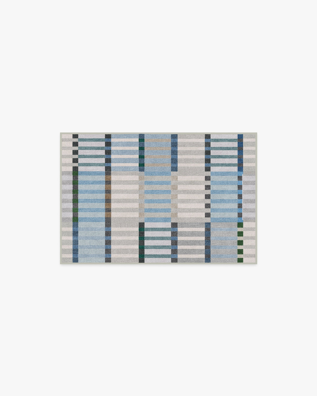 Quincy Soft Blue Flatwoven Rug