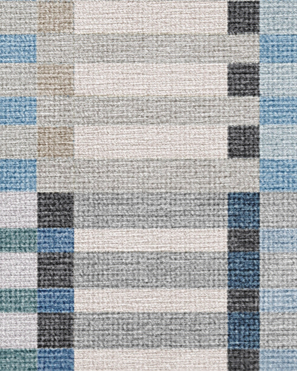 Quincy Soft Blue Flatwoven Rug