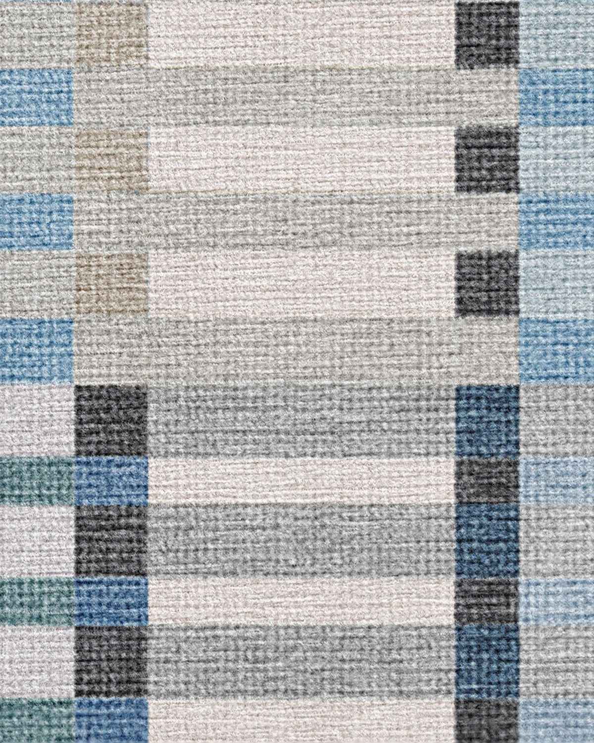 Quincy Soft Blue Flatwoven Rug