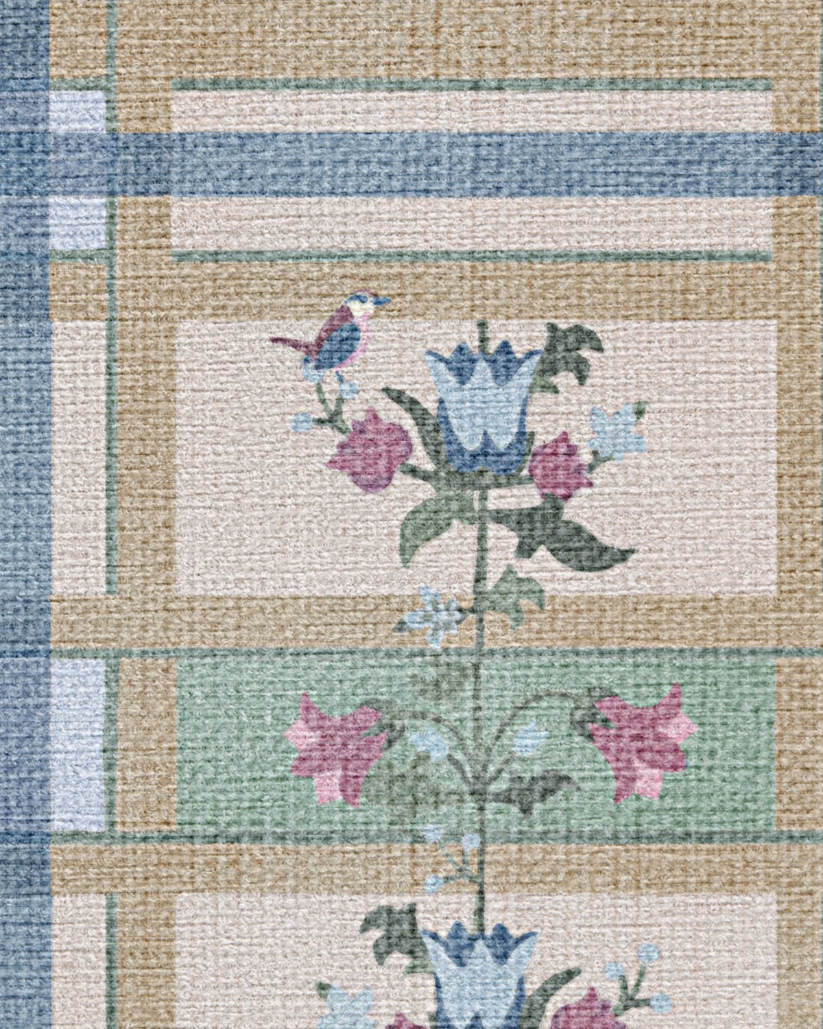 Quinnlyn Natural Multicolor Flatwoven Rug