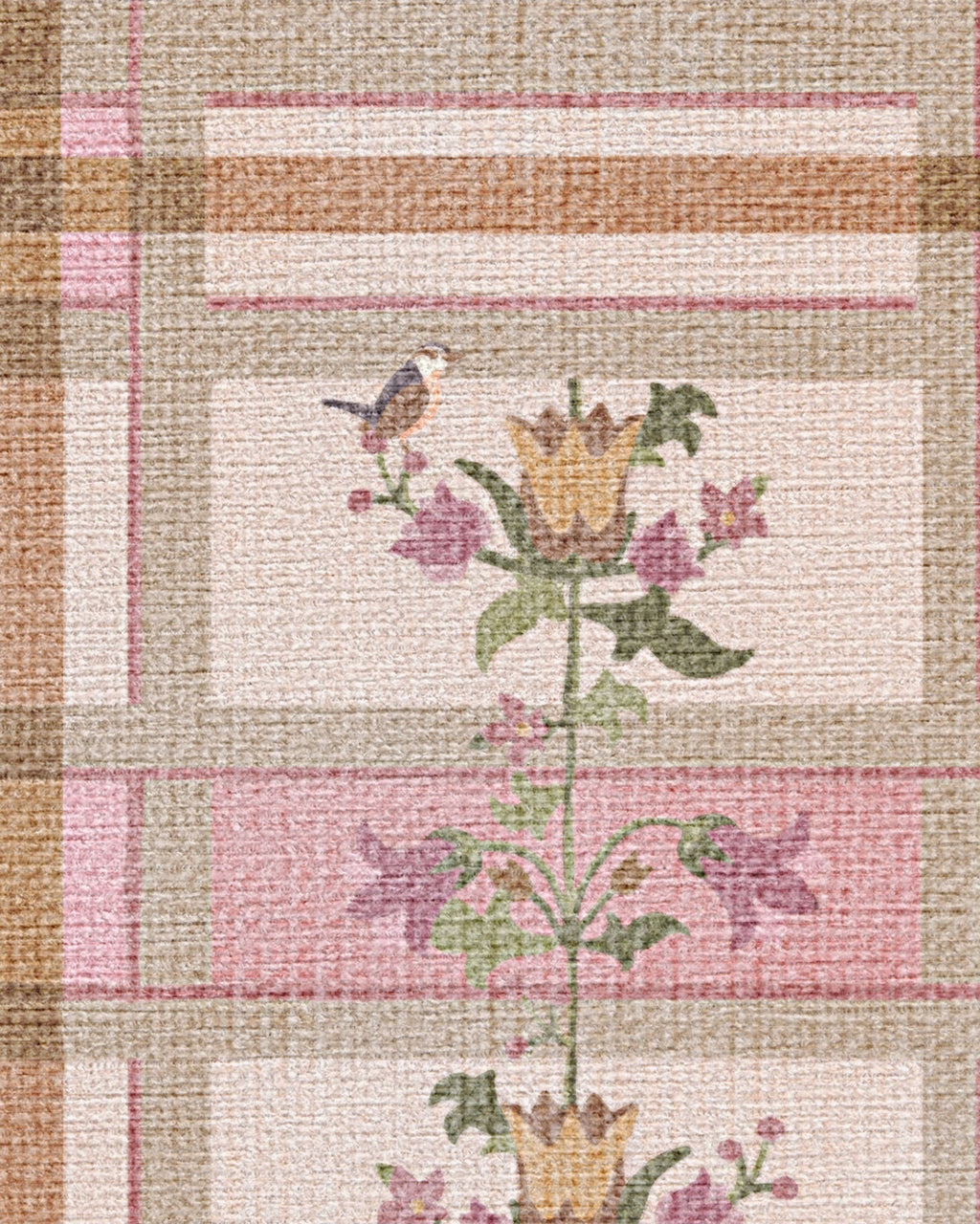 Quinnlyn Rose Multicolor Flatwoven Rug