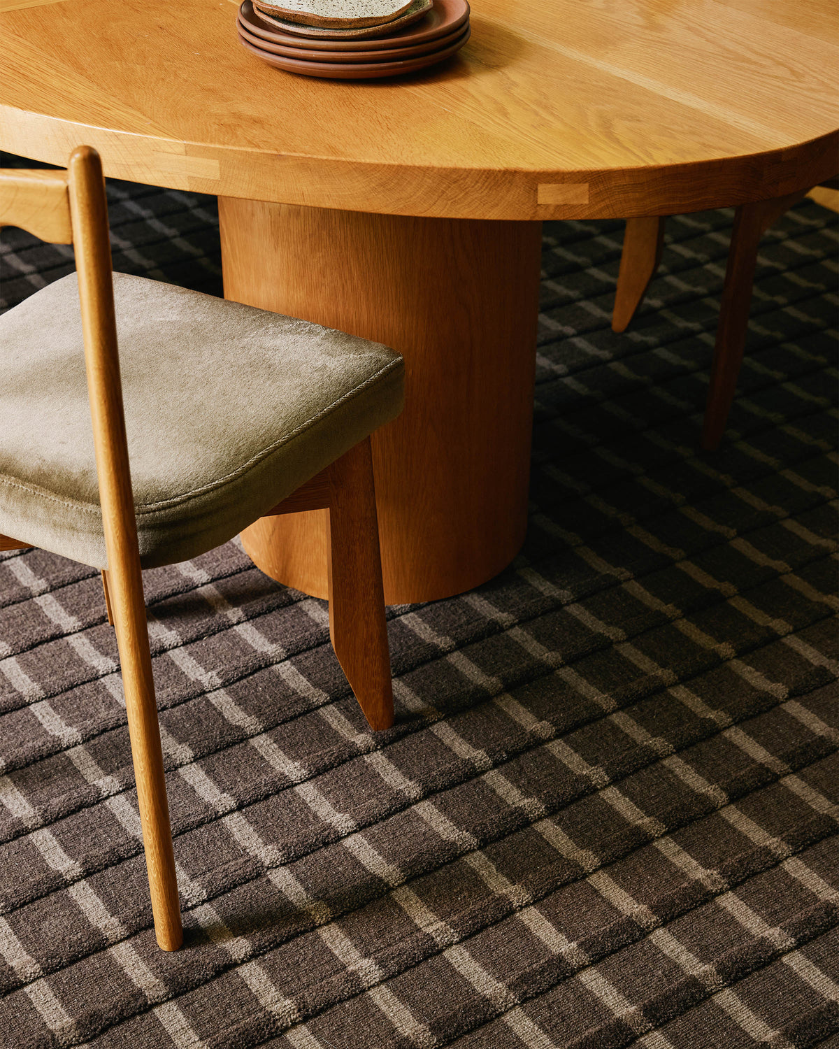 Rainier Brown & Tan Wool Rug