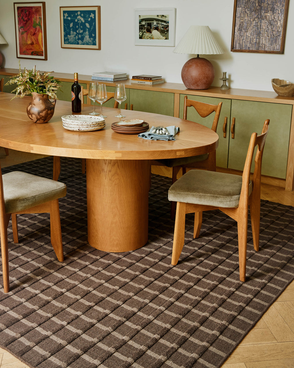 Rainier Brown & Tan Wool Rug
