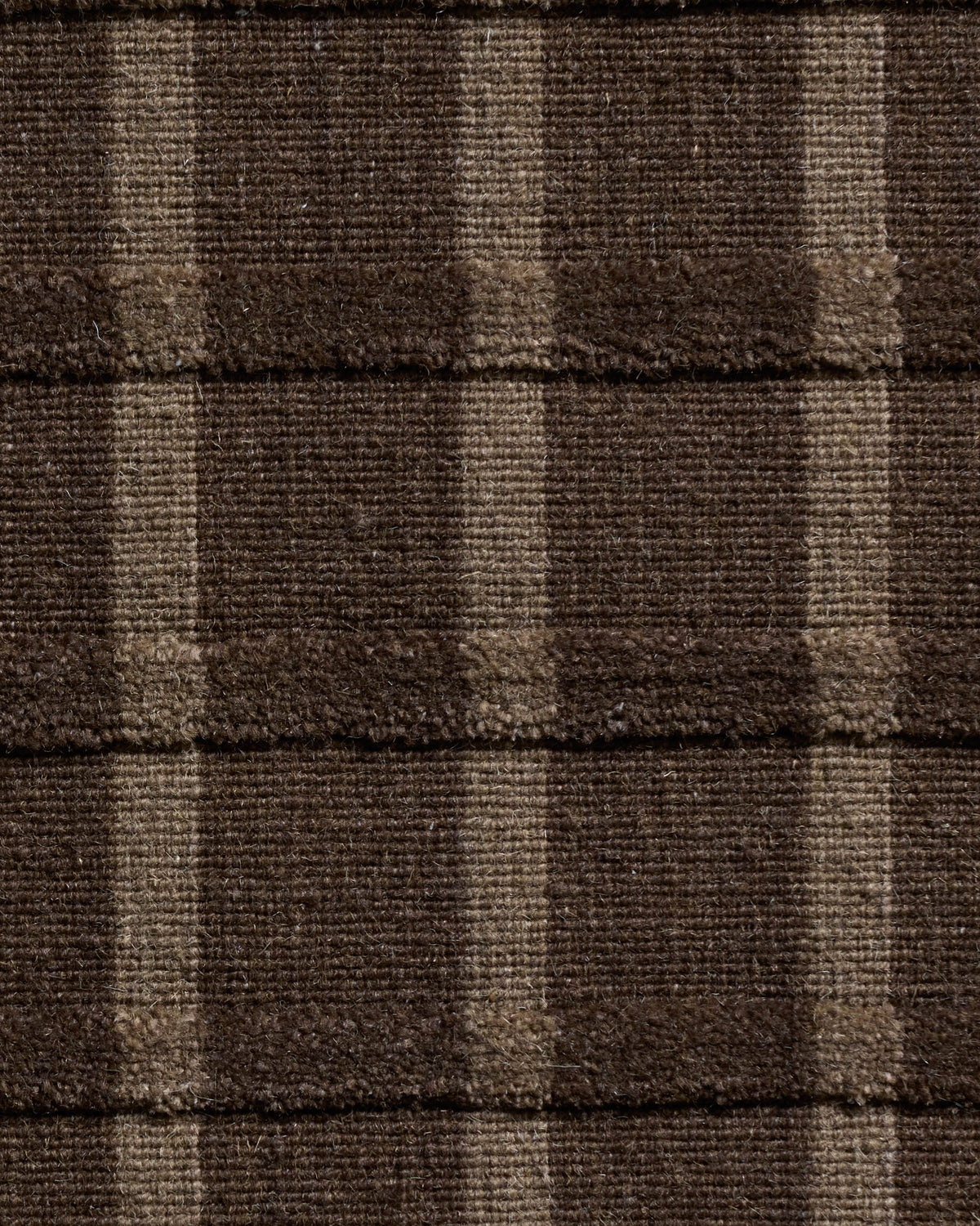 Rainier Brown & Tan Wool Rug