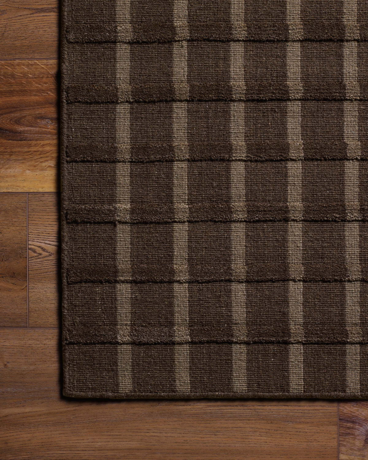 Rainier Brown & Tan Wool Rug
