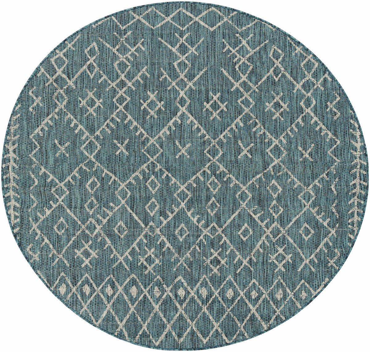 Maunawili Aqua Nordic Outdoor Rug