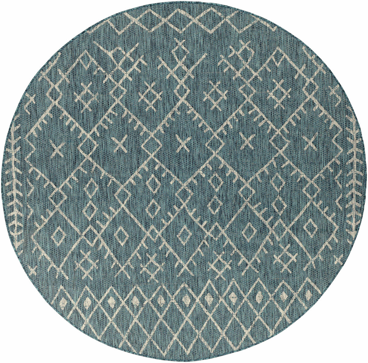 Maunawili Aqua Nordic Outdoor Rug