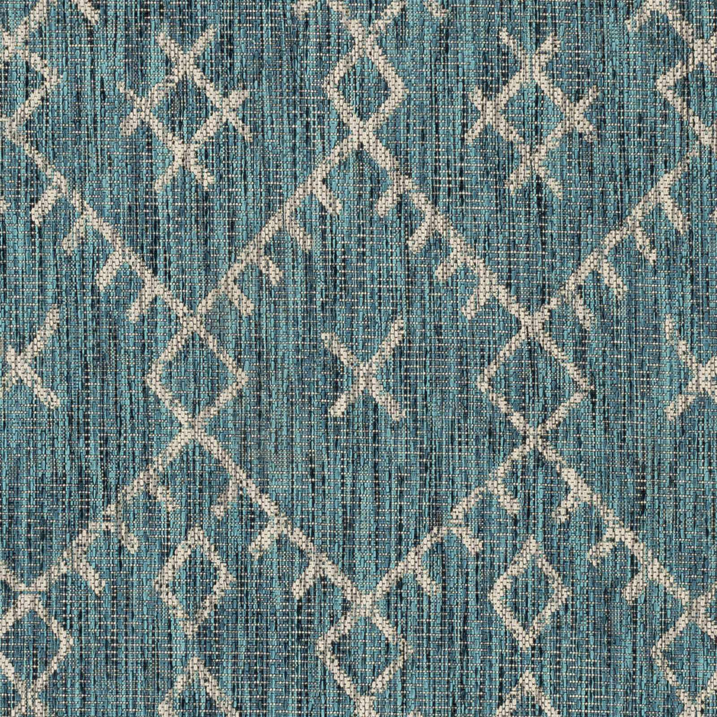 Maunawili Aqua Nordic Outdoor Rug