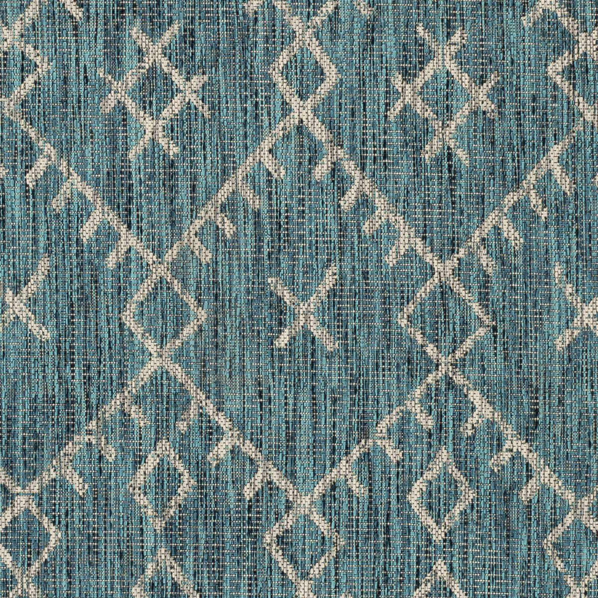 Maunawili Aqua Nordic Outdoor Rug