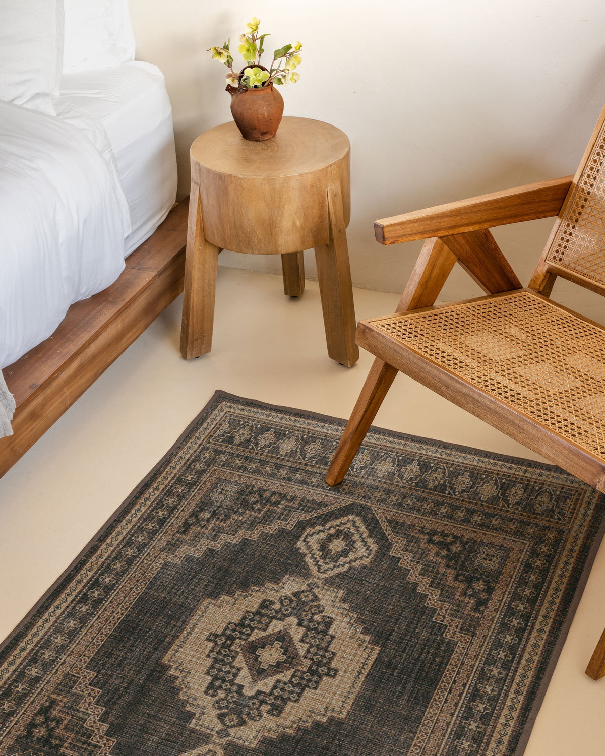 Rayne Charcoal & Tan Rug