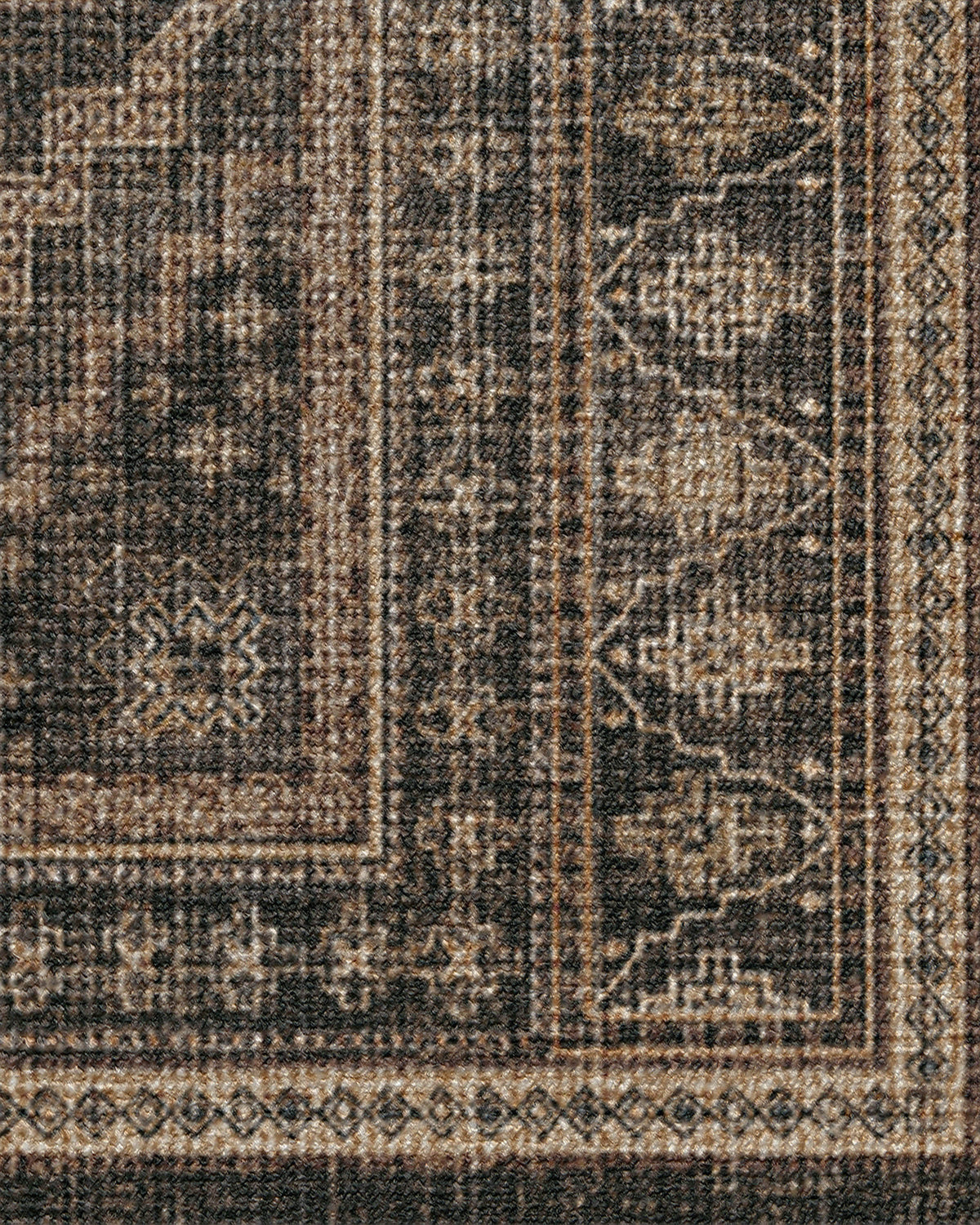 Rayne Charcoal & Tan Rug
