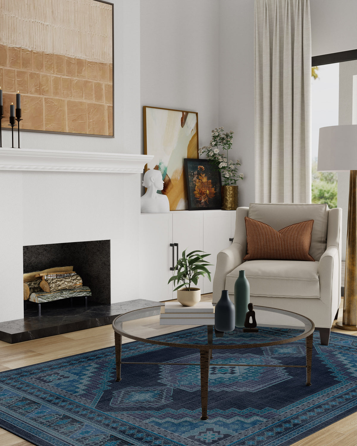 Rayne Midnight Blue Rug