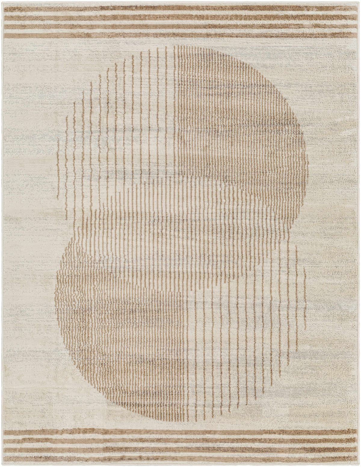 Zeke Geometric Nutmeg Rug - Clearance