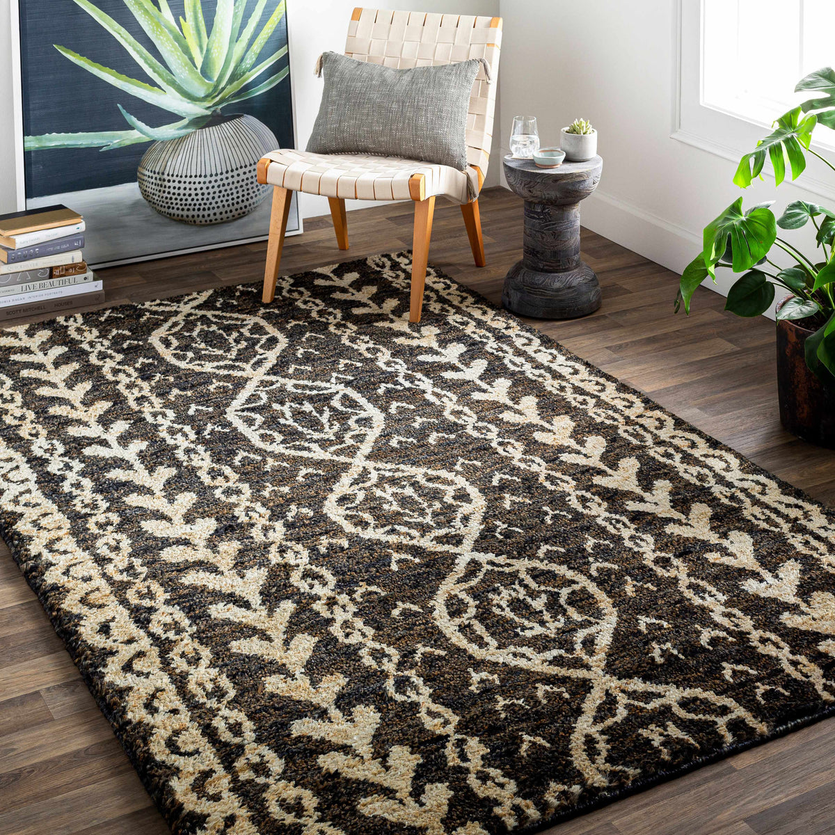 Redondo Premium Hand Knotted Jute Carpet - Clearance