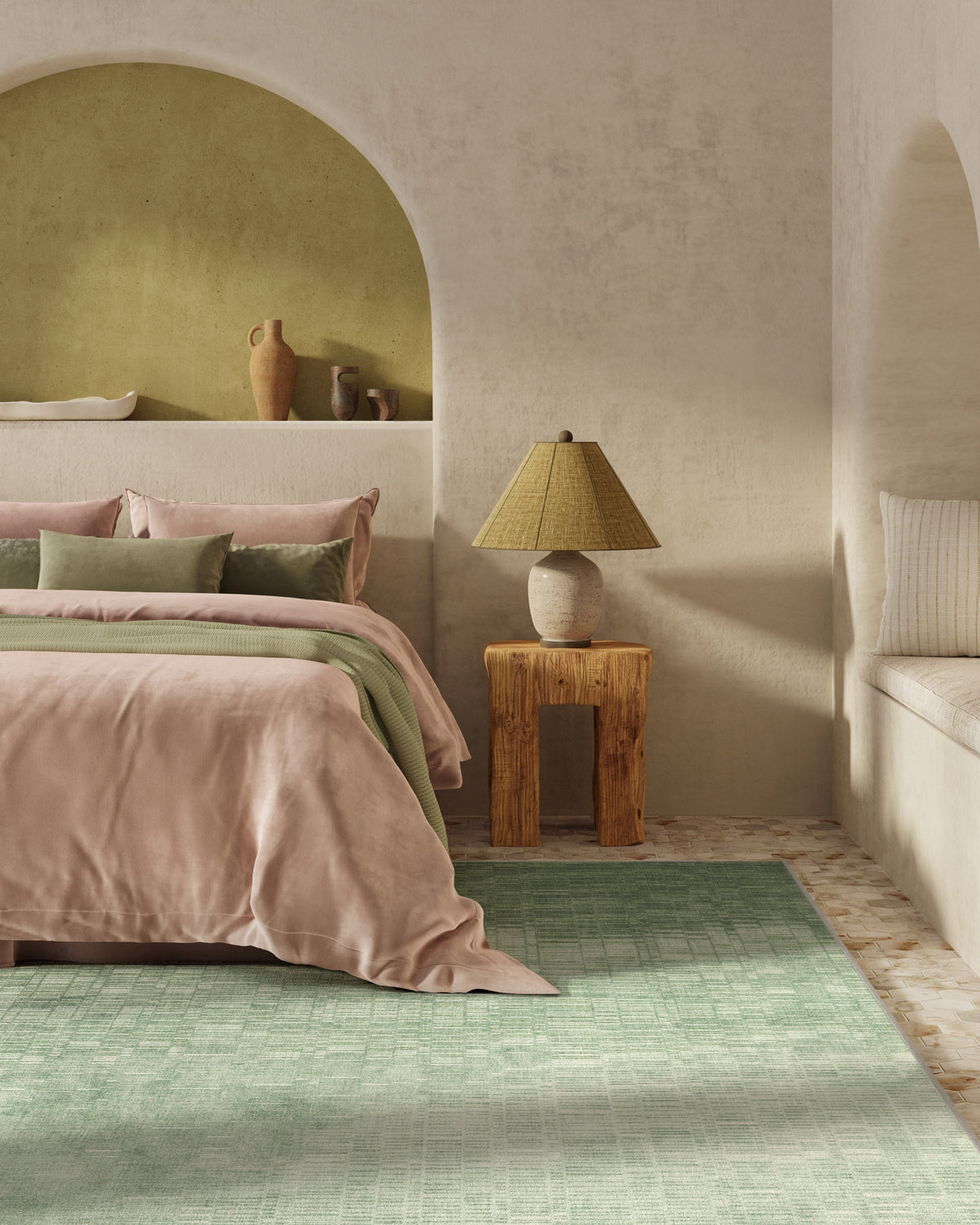 Reflection Sage Green Flatwoven Rug