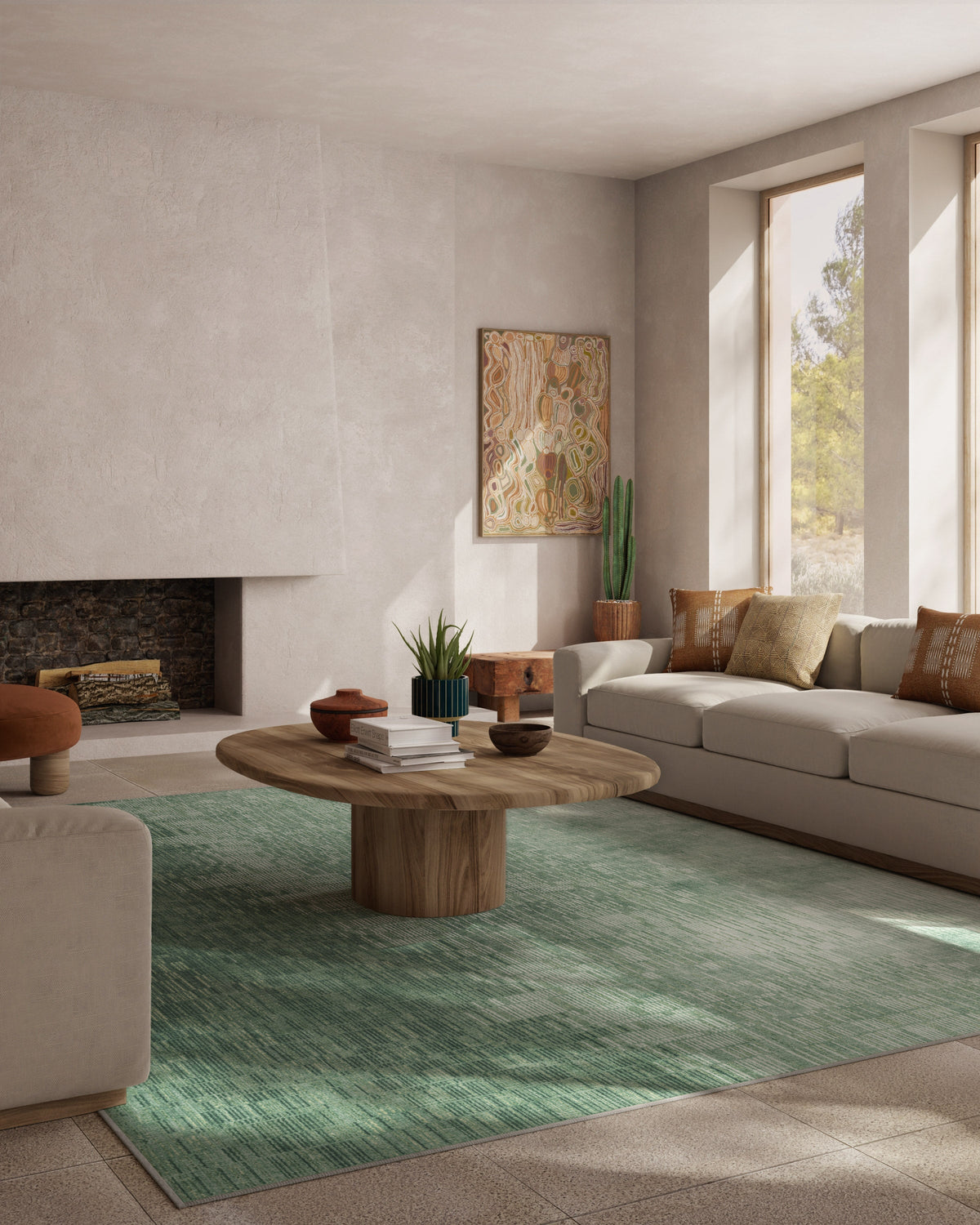 Reflection Sage Green Flatwoven Rug