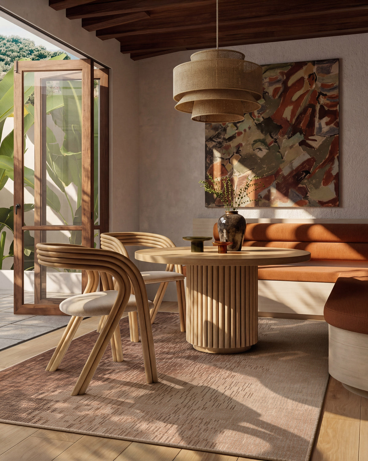 Reflection Warm Natural Flatwoven Rug