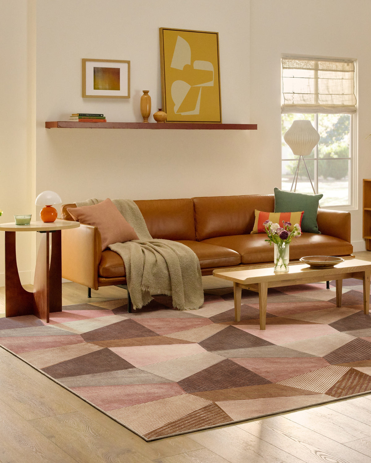 Rhea Beige Flatwoven Rug